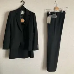 レディース スーツ セットアップ　9号ブラック系　パンツのみ新品
