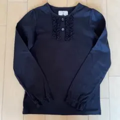 ミキハウス 150 長袖Tシャツ 黒