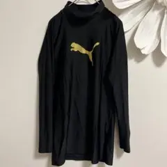 PUMA プーマ ゴルフ 日本製 モックネック インナー シャツ ブラック