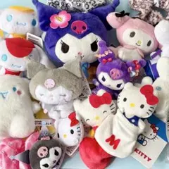 サンリオ　ハローキティ クロミ　マイメロディ　シナモロール　ぬいぐるみセット