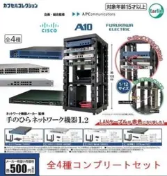 ネットワーク機器メーカー監修　手のひらネットワーク機器 1.2 4種セット