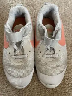 Nike グレー/オレンジ スニーカー 18センチ