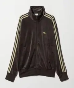 adidas UNITED ARROWS ダークブラウン ベロア ジャージ