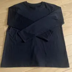 無印良品　ブラック Mサイズ 長袖Tシャツ