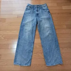 アズールバイマウジー ハイウエストワイドデニム Mサイズ