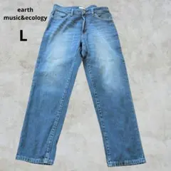 earth music&ecology デニムパンツ ストレート L コットンのサムネイル