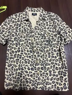 STUSSY 半袖 レオパードシャツ