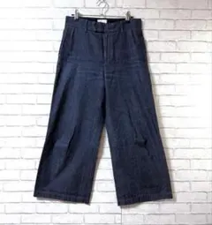 Pal'las Palace パラスパレス タック ワイド デニムパンツ 藍染め