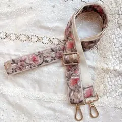 【再販✧】インド刺繍リボン♡ショルダーストラップ ベルト76