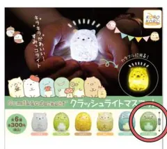 すみっコぐらし クラッシュライトマスコット グリーン　とかげ