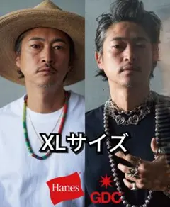 2枚セット　Hanes × GDC BEEFY-T Tシャツ　XLサイズのサムネイル