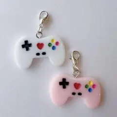 ゲームコントローラーキーホルダー