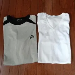 Head グレー ブラック M TシャツとメッシュTシャツL