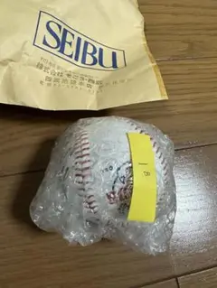 新品未使用 涌井投手 西武ライオンズ直筆サイン入り 野球ボール