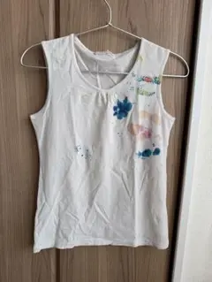 TSUMORI CHISATO タンクトップ 花柄 ホワイトのサムネイル