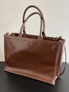 Charles&Keith ブラウン バッグ