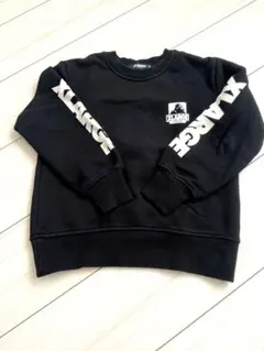 XLARGE 黒 トレーナー 120