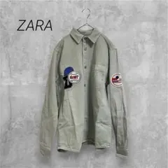 ZARA ワッペンデニムジャケット