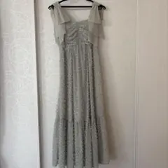 値下げ❗️スナイデル　リボンティアードワンピース　ミントグリーン