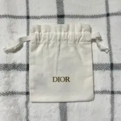 【美品】Dior 巾着　白