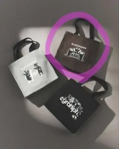 イオンBLACKPANDA グラニフ コラボトート ブラウン