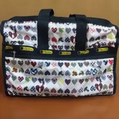 LeSportsac ボストンバッグ ハート柄 旅行
