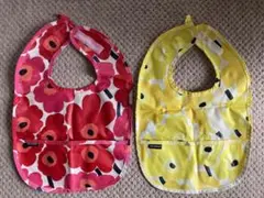 マリメッコ marimekko スタイ エプロン　ウニッコ　2枚セット　花柄