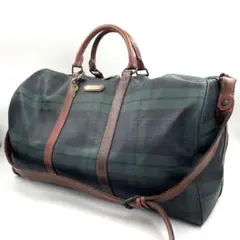 ポロラルフローレン 598 ボストンバッグ 2way PVC レザー