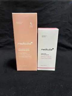 medicube コラーゲンナイトラッピングマスク・ペプチドセラム　セット