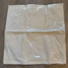 新しい白いコットンタオルハンカチ（B刺繍）