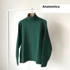 【希少色・美品】Anatomica リアルシェットランド タートル ニット