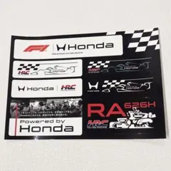 HONDA　ステッカー　シール　1枚　F1　HRC　ホンダ
