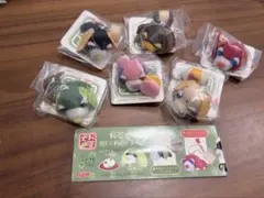 当時物 お茶犬 ガチャガチャ キーホルダー 希少 全６種 コンプ