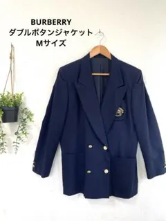 Burberrys 紺ブレ 金ボタン エンブレム ジャケット サイズM ネイビーのサムネイル