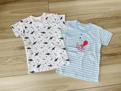 ベルメゾン　ソフのび半袖インナー2枚セット 130cm