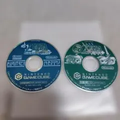 【動作確認済】ゼルダの伝説 風のタクト 4つの剣＋ 2本セット ゲームキューブ
