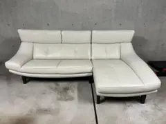 【超美品】カリモク家具 karimoku ZU4649 左肘シェーズロングソファ