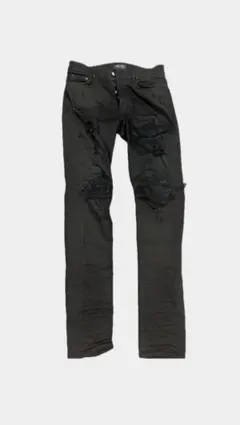 AMIRI ダメージスキニーパンツ ブラック 34のサムネイル