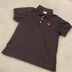 ellesse 黒ポロシャツ　テニスウェア