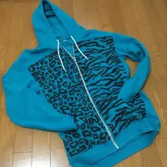 ヒョウ柄 パーカー