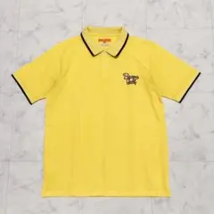 BEAMS GOLF ORANGE LABEL 襟裏ロゴポロシャツ　イエローXL