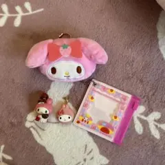 マイメロディ ぬいぐるみポーチ チャーム カードケース セット
