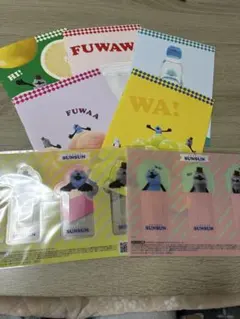パペットスンスン　セブンイレブン限定　ノートセット　ブックマーカー付き