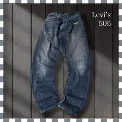 4344/リーバイス505フェード ストレートデニムジーンズ34x32