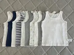 ユニクロ　コットンメッシュタンクトップ　100　10枚セット　おまけ3枚　13枚