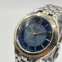 稼働/新品電池 SEIKO DOLCE ブルーシェル文字盤 8J41-6030 - メルカリ