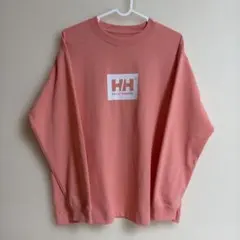 【ヘリーハンセン】ロゴロンT ピンク Sサイズ HHロゴのサムネイル