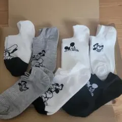 ミッキー・ミニーソックス 7足セット