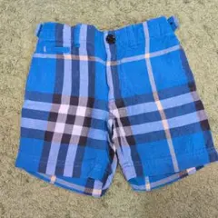 バーバリー　チェックハーフパンツ　4Y 104cm
