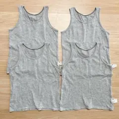 UNIQLO コットンメッシュタンクトップ　120センチ　4枚セット